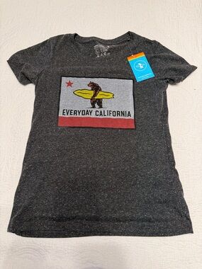 Everyday California Kids Graphic Tee - Heather Charcoal